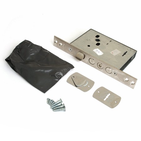 Замки врезные, Замок врез. Лазурит 1.01.27 никель, под цилиндр- стержни 3шт. диаметр 16м, ООО "ХОРОШИЕ ЗАМКИ"